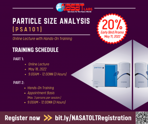 Particle Size Analysis (PSA101) May